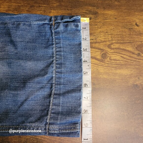 Vtg Maurices Capri Jeans Sz 4 Medium Light Wash Cotton Denim Country - Picture 10 of 12